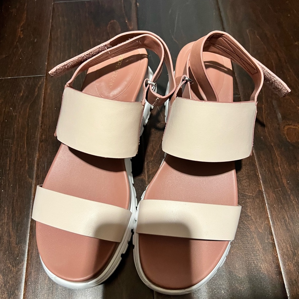 Cole Haan espadrille wedge sandals woman size 9.5